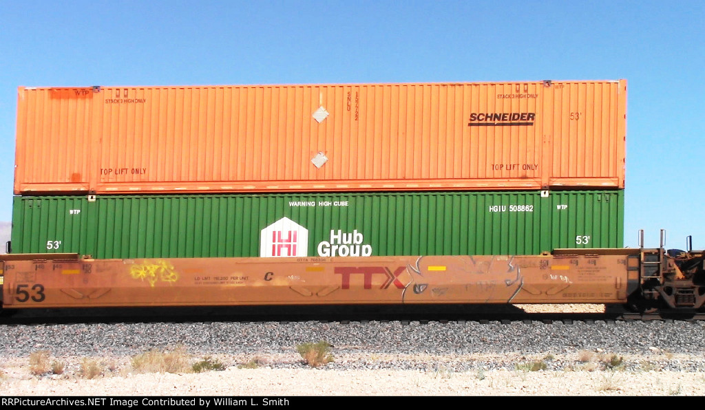 WB Unit Container Frt at Erie NV -85